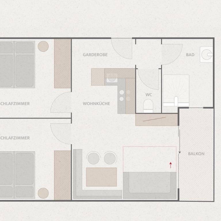 Appartements Markus - Appartement 2 Chambres - 4