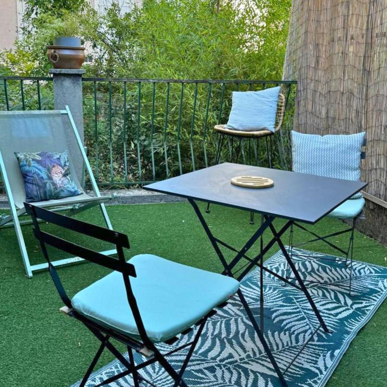 Studio Déco Blancarde 2-3 pers Terrasse Parking Clim - Appartement 1 Chambre - 14