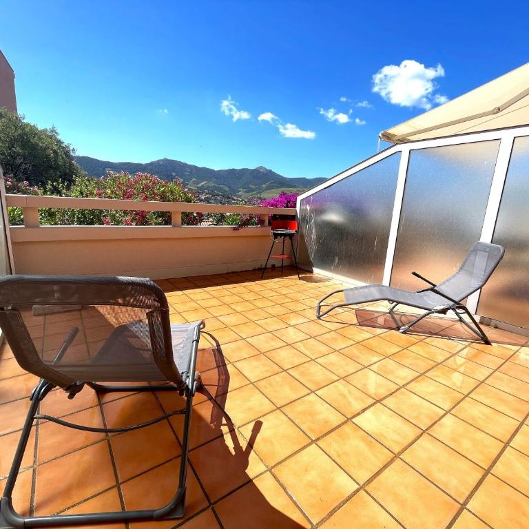 Charmant T2 avec terrasse entre plages à Banyuls-sur-Mer - FR-1-309-413 - Apartamento de 1 dormitorio - 11