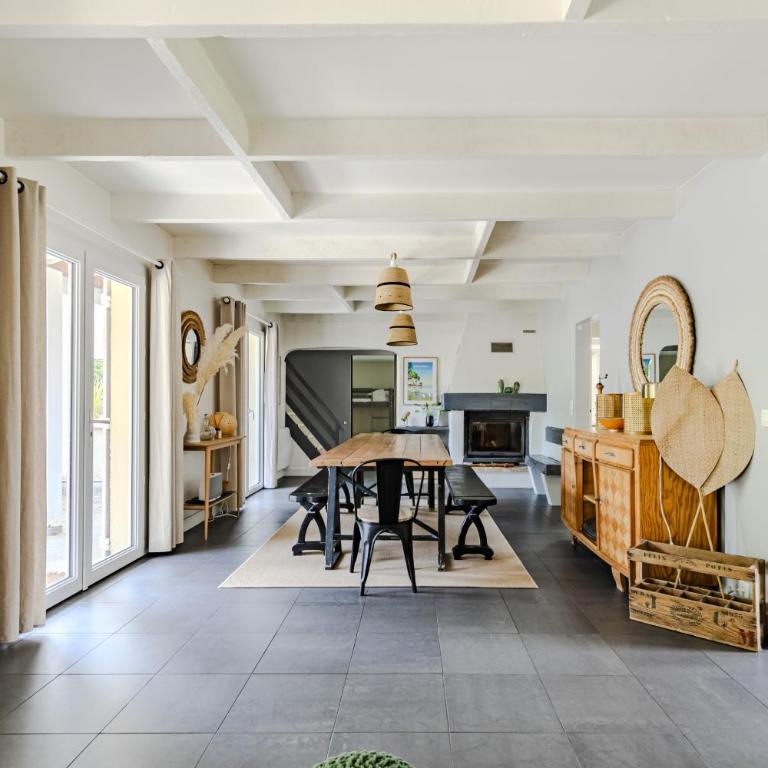 maison familiale à 2 pas du lac,avec spa, à la Gde Escoure-grives - Maison 3 Chambres - 13