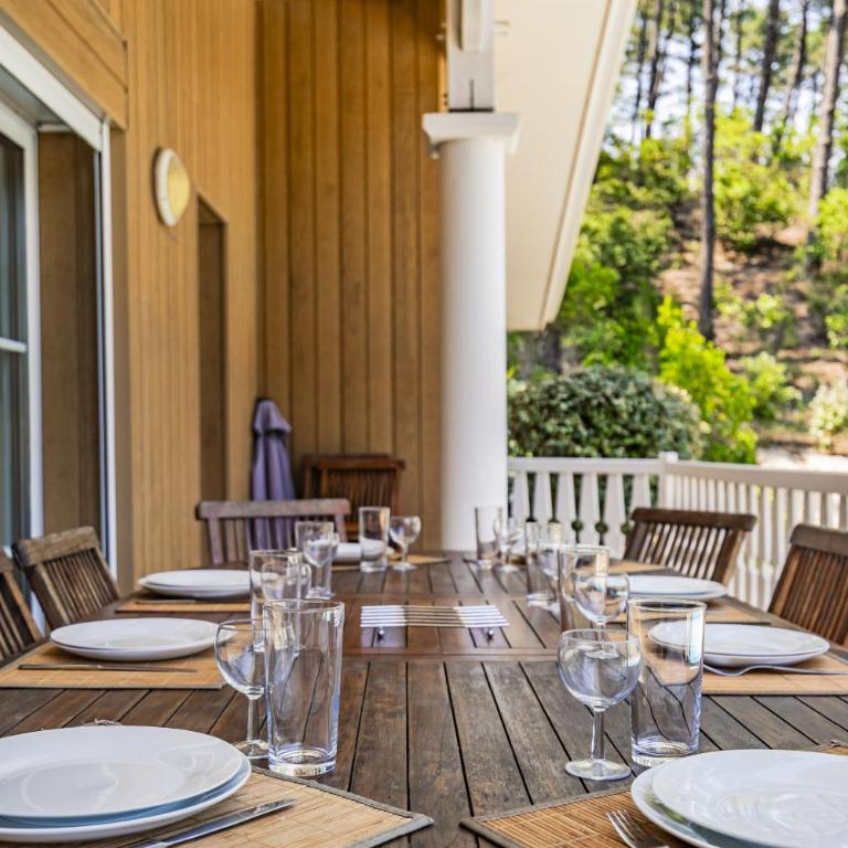 villa piscine 4ch dans la pinede a 4min de l ocean AG1 - Villa avec Piscine Privée - 6