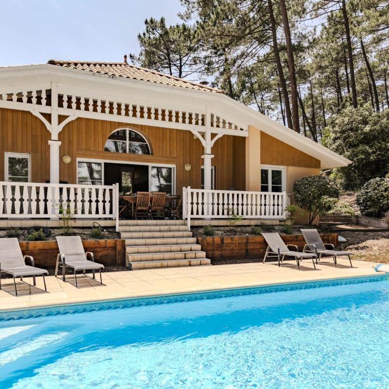 villa piscine 4ch dans la pinede a 4min de l ocean AG1 - Villa avec Piscine Privée - 35