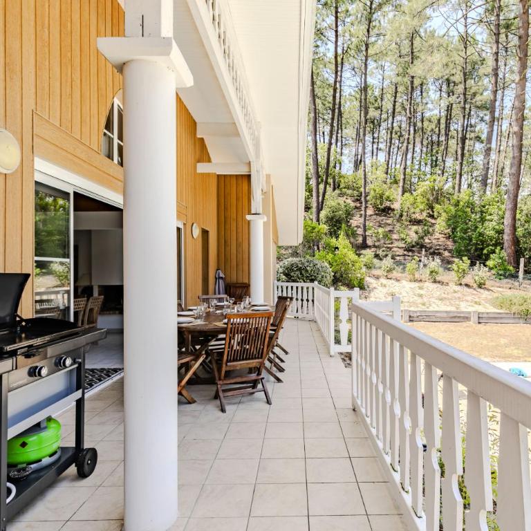 villa piscine 4ch dans la pinede a 4min de l ocean AG1 - Villa avec Piscine Privée - 5