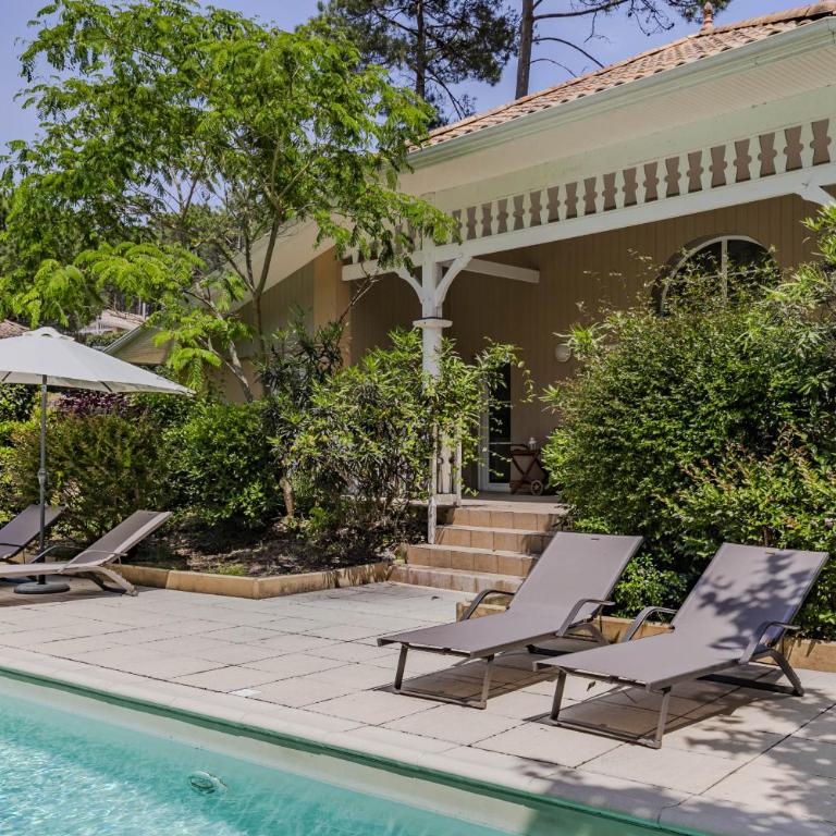 Villa familiale avec piscine dans la pinède à 4min de l'océan-AG13 - Villa mit privatem Pool - 43