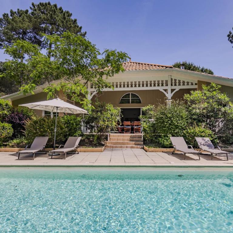 Villa familiale avec piscine dans la pinède à 4min de l'océan-AG13 - Villa mit privatem Pool - 39