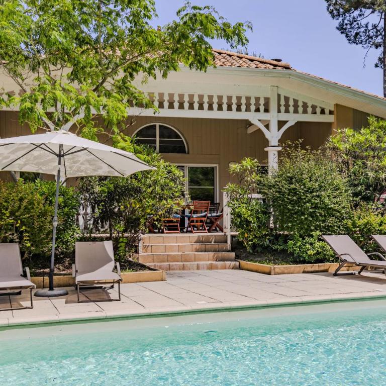 Villa familiale avec piscine dans la pinède à 4min de l'océan-AG13 - Villa mit privatem Pool - 42