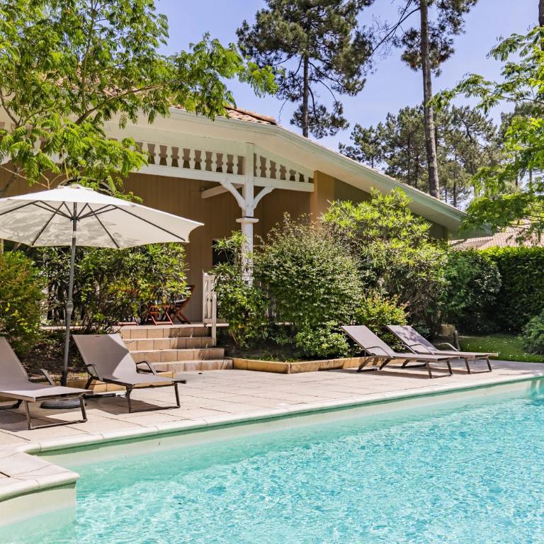 Villa familiale avec piscine dans la pinède à 4min de l'océan-AG13 - Villa mit privatem Pool - 38