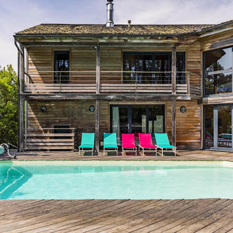 Villa 5ch au calme dans le domaine du golf - Villa avec Piscine Privée - 2
