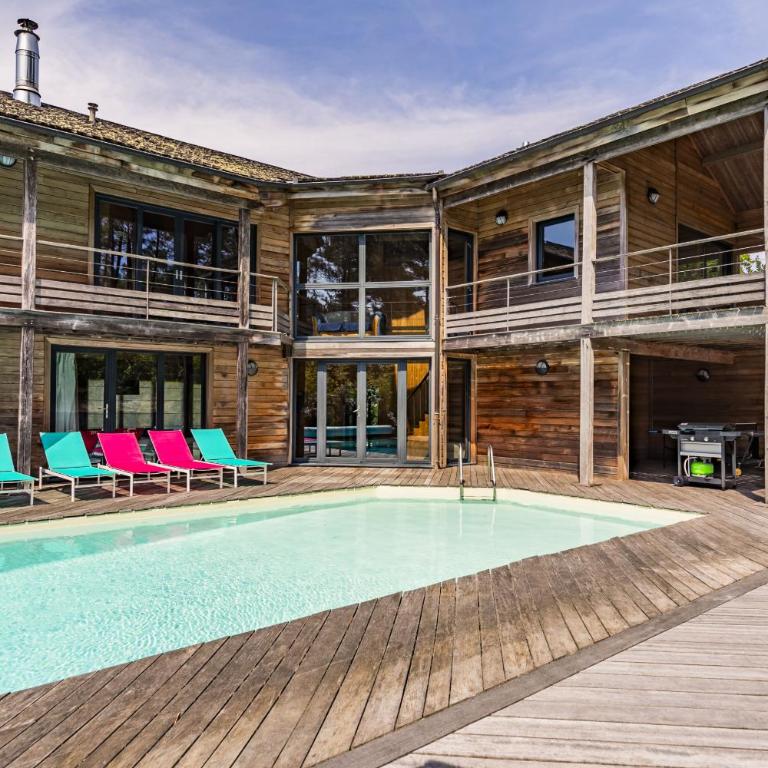Villa 5ch au calme dans le domaine du golf - Villa avec Piscine Privée - 3