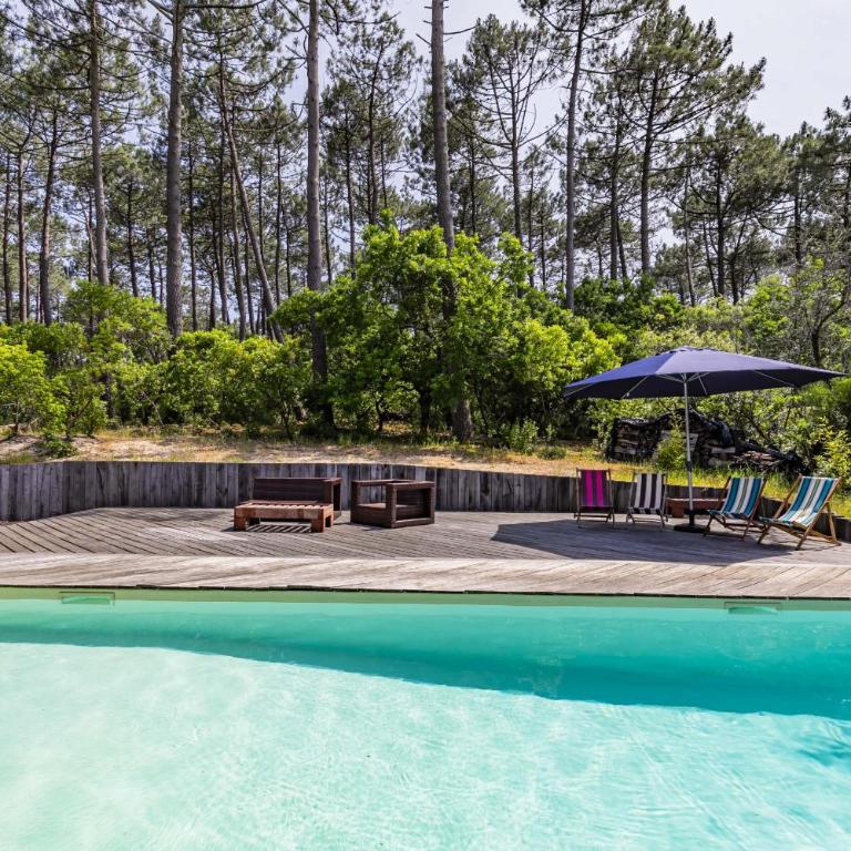 Villa 5ch au calme dans le domaine du golf - Villa avec Piscine Privée - 5