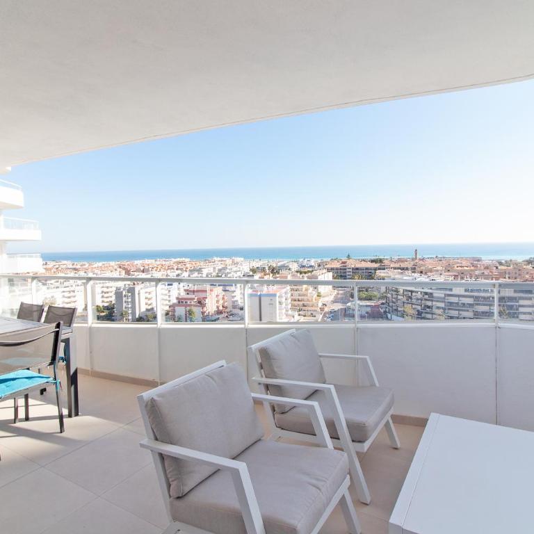 Global Vacacional, Moderno apartamento con dos terrazas con vistas al mar y a la montaña - Apartment mit Meerblick - 20