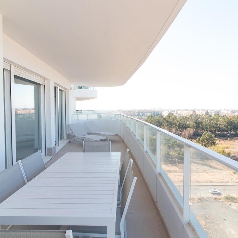 Global Vacacional, Moderno apartamento con dos terrazas con vistas al mar y a la montaña - Apartment mit Meerblick - 21