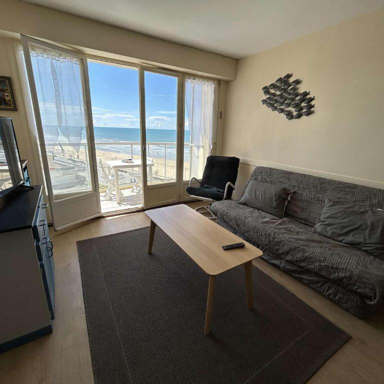Appartement face mer avec balcon, 50m plage, 5 couchages, parking, Saint-Jean-de-Monts - FR-1-224C-187 - Apartment (5 Adults) - 6