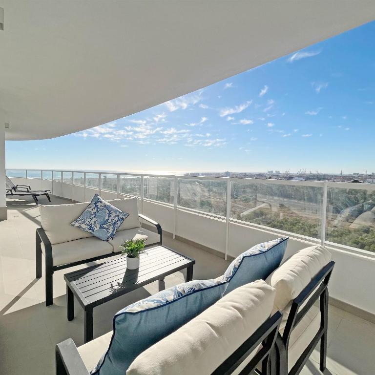 Global Vacacional, Apartamento con amplia terraza con vistas al mar - Apartment mit Meerblick - 2