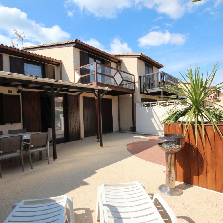Agréable Maison clôturée climatisée DOMAINE TAMARIS, 3 chambres, 6 couchages, Wifi, Accès piscines payant, PORTIRAGNES PLAGE LRTAMV12 - Maison 3 Chambres - 15