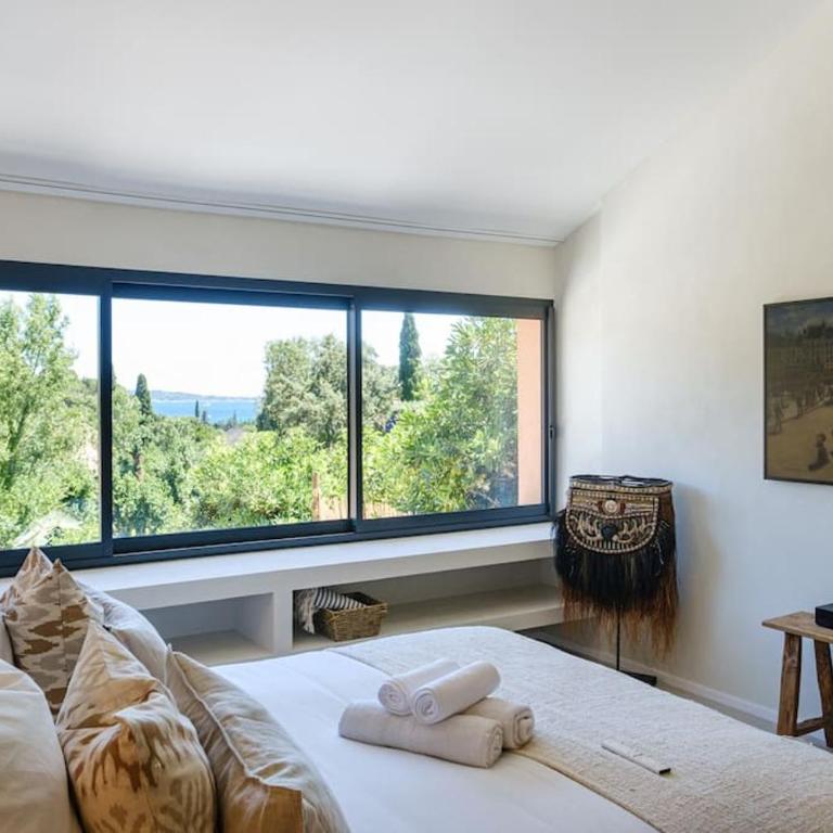 Triplex vue mer 100m plage Golfe de St Tropez - Apartment mit 2 Schlafzimmern - 23