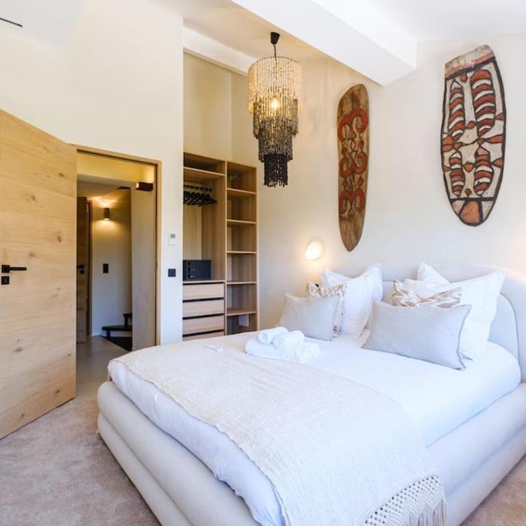 Triplex vue mer 100m plage Golfe de St Tropez - Apartment mit 2 Schlafzimmern - 42
