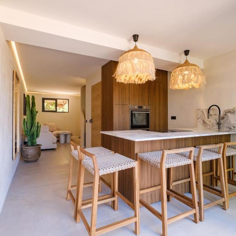 Triplex vue mer 100m plage Golfe de St Tropez - Apartment mit 2 Schlafzimmern - 48