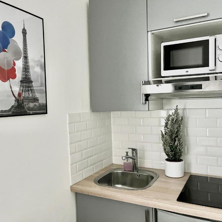 Apartment Paris Studios - Studio-Apartment mit 1 Doppelbett - 3