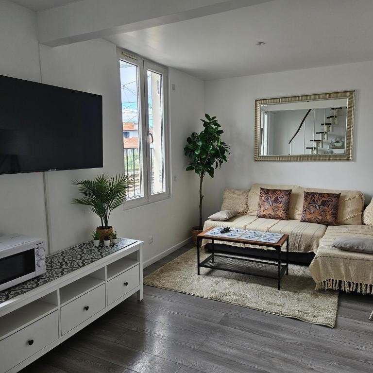 spacieux duplex Stade de France 24 pour 4 personnes - One-Bedroom Apartment - 6