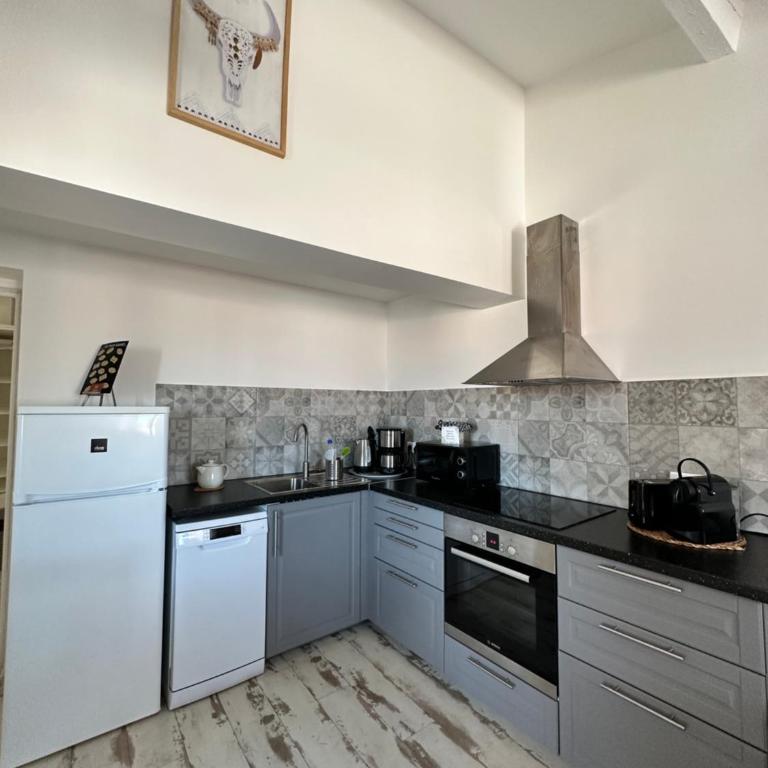 Appartement cosy Le Bohème, à 300m des plages et animaux acceptés 2eme étage - Apartment mit 1 Schlafzimmer - 19