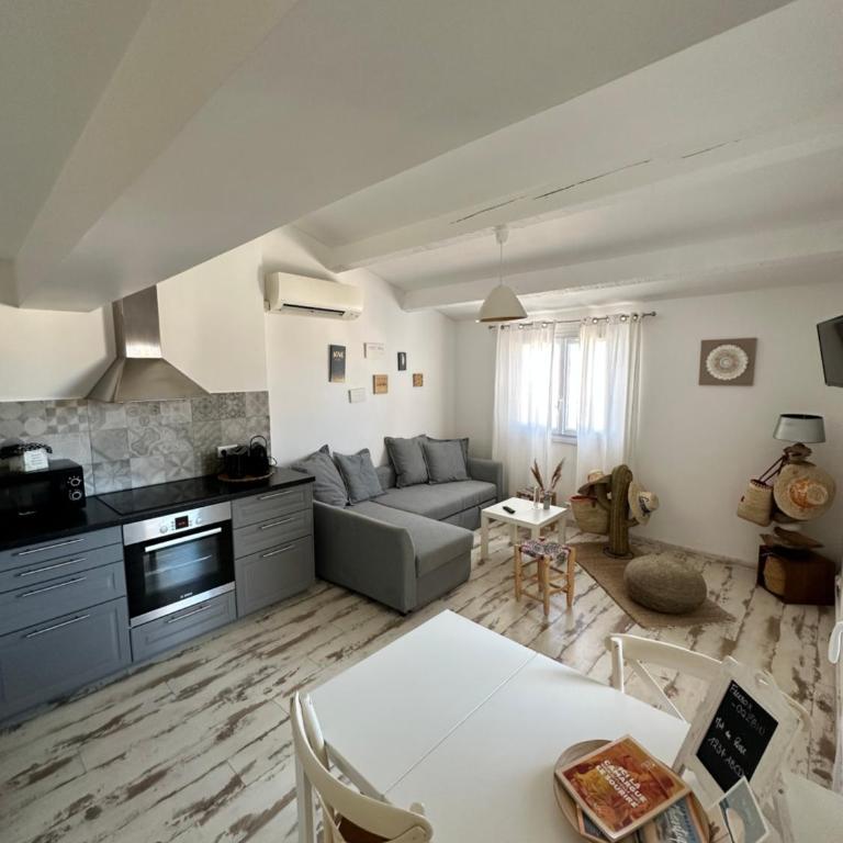 Appartement cosy Le Bohème, à 300m des plages et animaux acceptés 2eme étage - Apartment mit 1 Schlafzimmer - 1