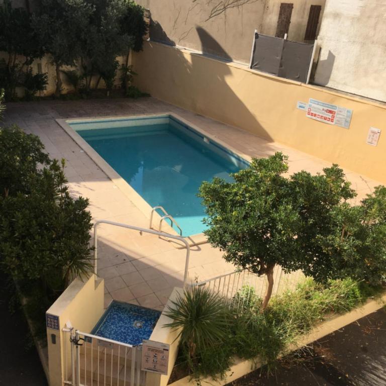 Studio cabine dans résidence avec piscine - Apartment mit 1 Schlafzimmer - 8