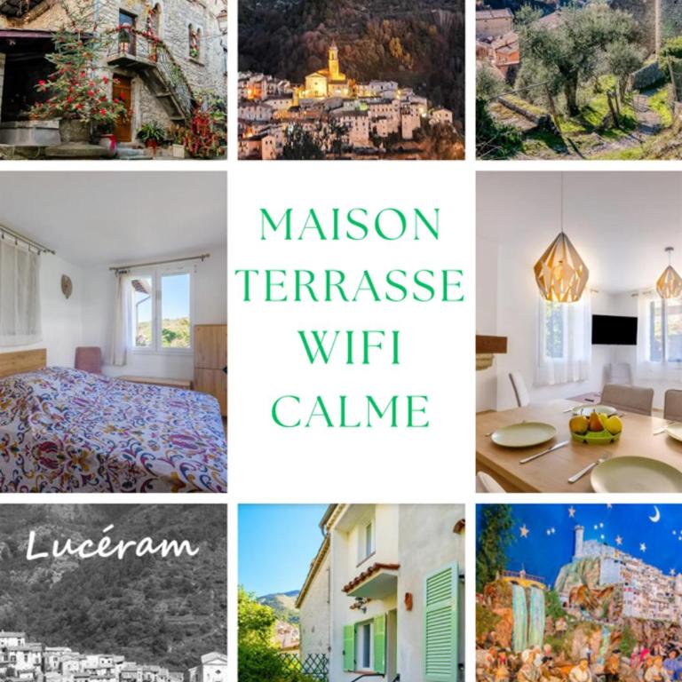 La Tiniera à Lucéram - Maison rénovée 2023- Terrasse - Wifi - Village des crèches - Maison 1 Chambre - 2