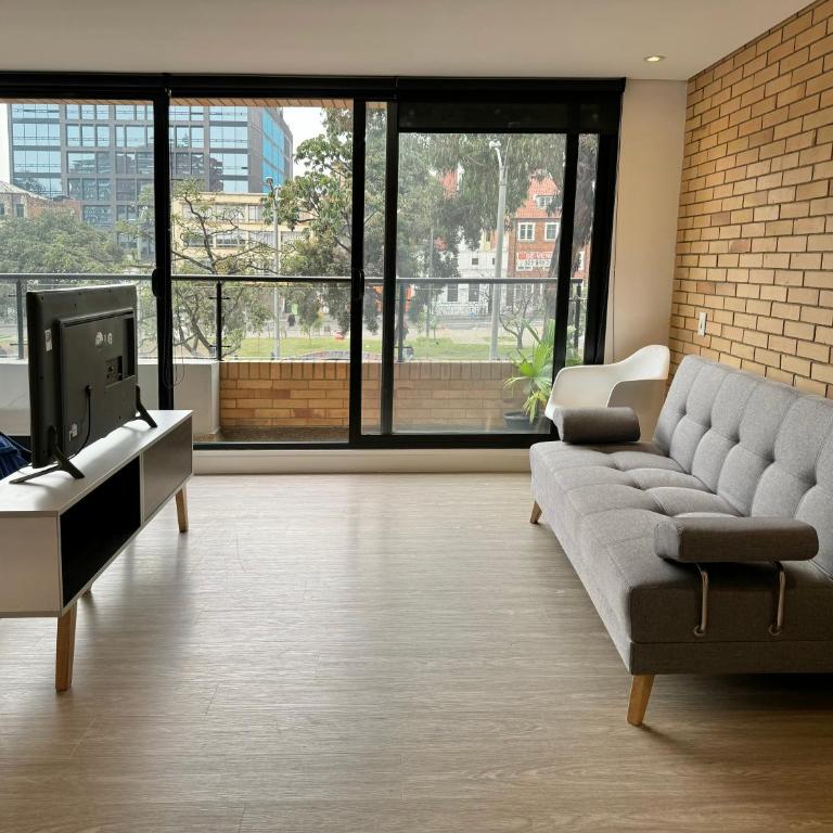 Balcón comodidad iluminación wifi Chapinero - Apartamento de 1 dormitorio - 16