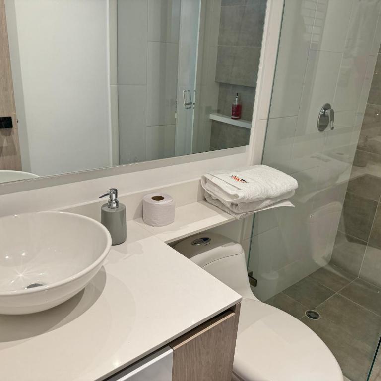 Balcón comodidad iluminación wifi Chapinero - Apartamento de 1 dormitorio - 22