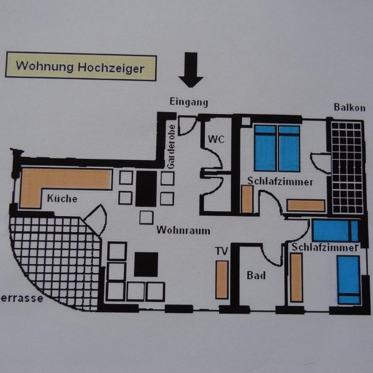Pepis Ferienwohnungen inklusive Sommercard - Apartment mit 2 Schlafzimmern mit Balkon und Terrasse - 5