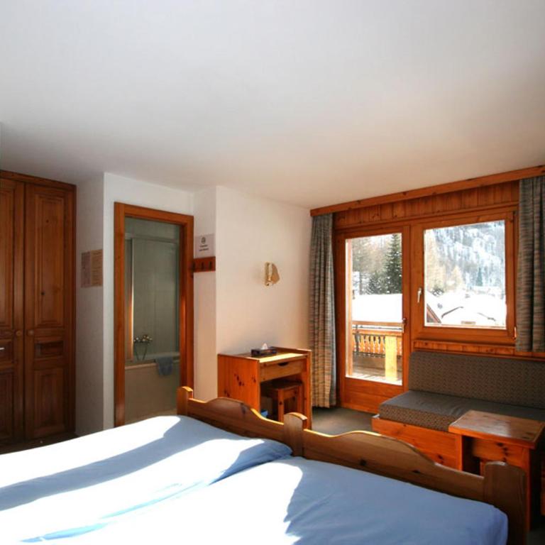Hôtel Garni Les Bouquetins - Doppelzimmer mit Bergblick - 1