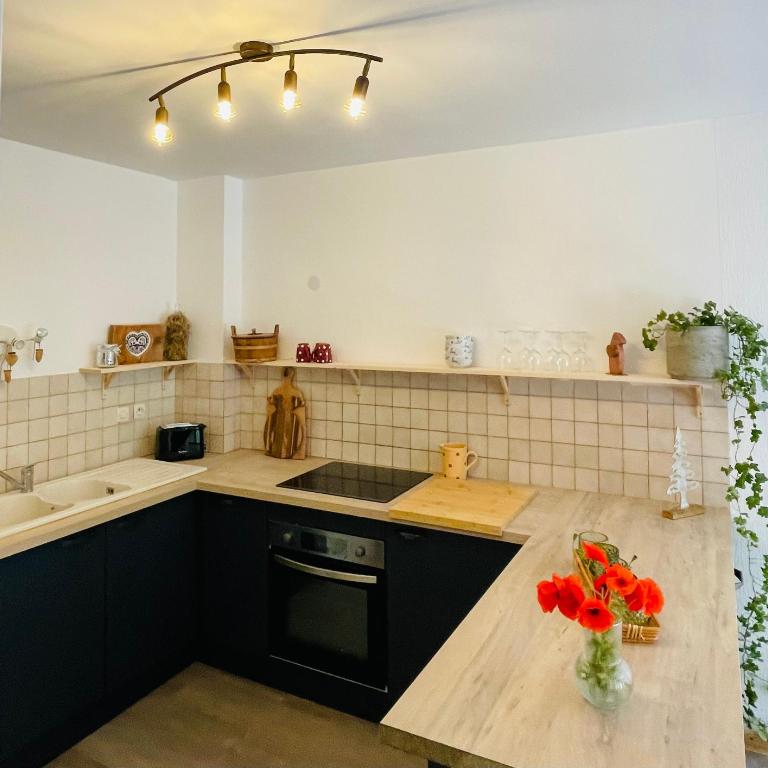 Appartement situé en rez de jardin avec piscine privée en été - Two-Bedroom Apartment - 9