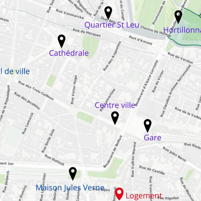 Dewailly, 2 chambres, 3 lits, élégant, 700m centre ville - Apartamento de 2 dormitorios - 16