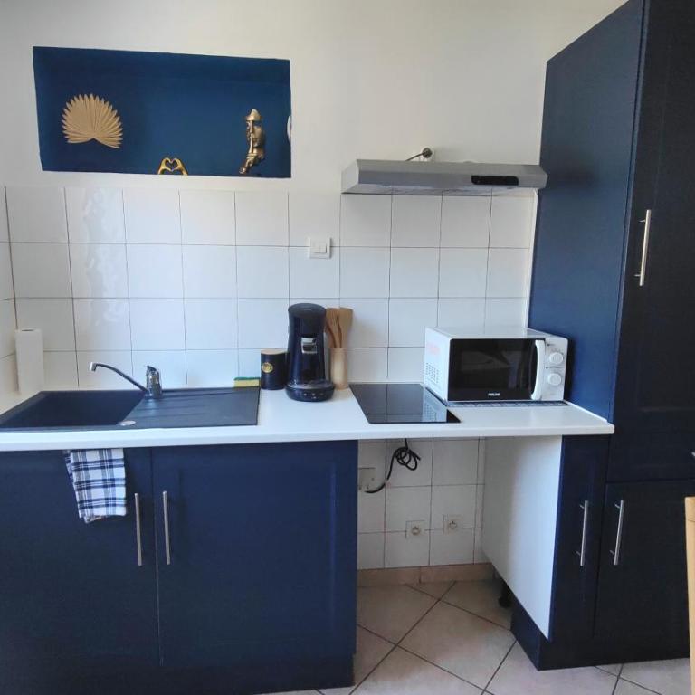Le refuge Bleu et Or - Appartement 1 Chambre - 9