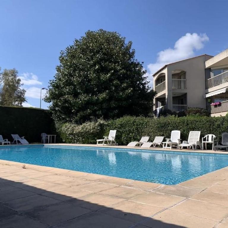1 Bed Antibes les pins with Pool - Appartement 1 Chambre avec Balcon - 1
