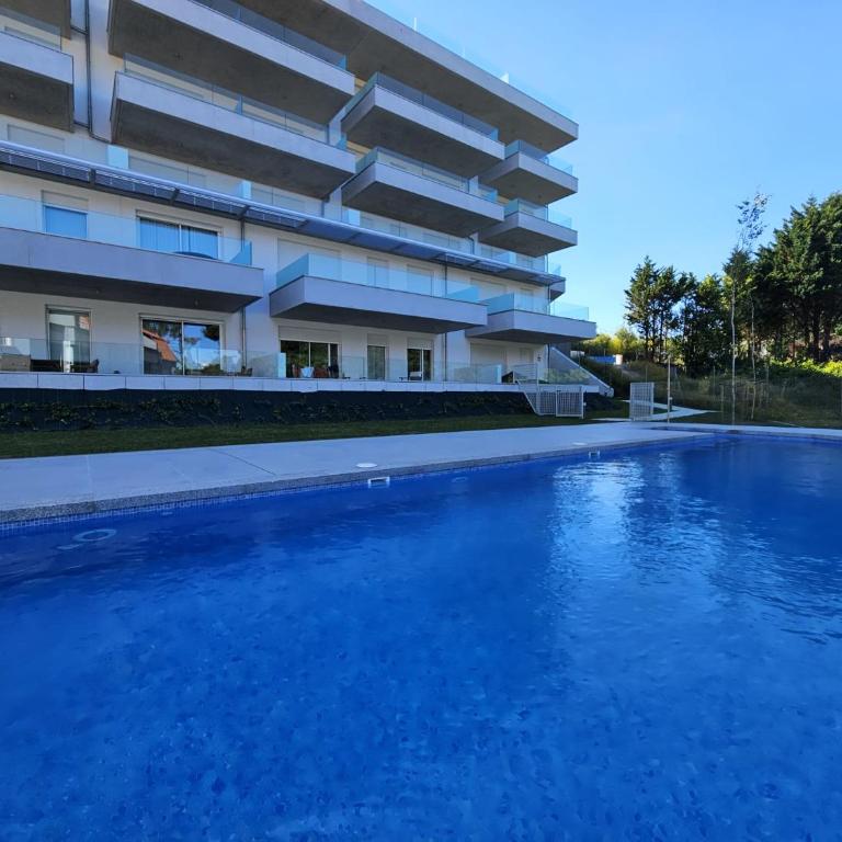 Acogedor alojamiento en Silgar Apartamento Paraisin - Apartamento de 1 dormitorio con balcón - 3