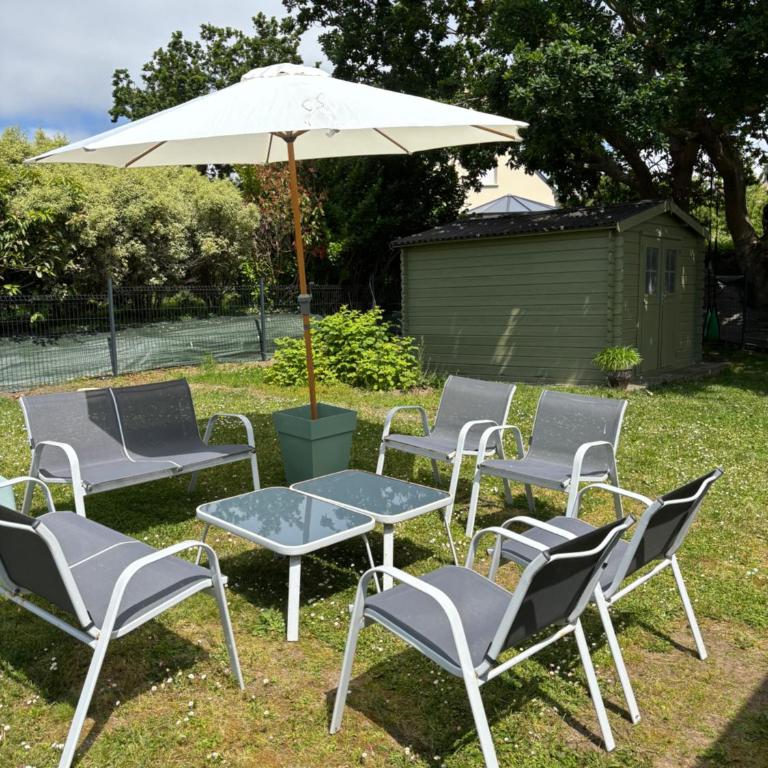 Charmante maison centre-ville Perros-Guirec Wifi - Maison 4 Chambres - 48