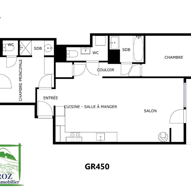 GR450 6 Pers Centre Carroz - Apartamento de 2 dormitorios con vistas a la montaña - 15