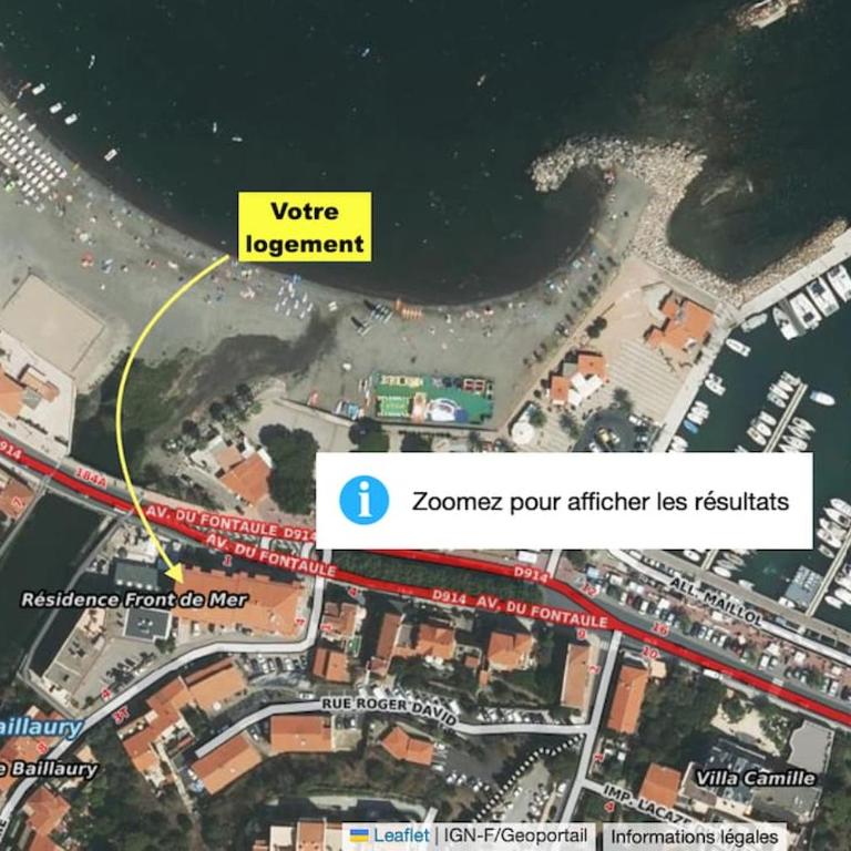 Appart bord de mer vu montagne - One-Bedroom Apartment - 14