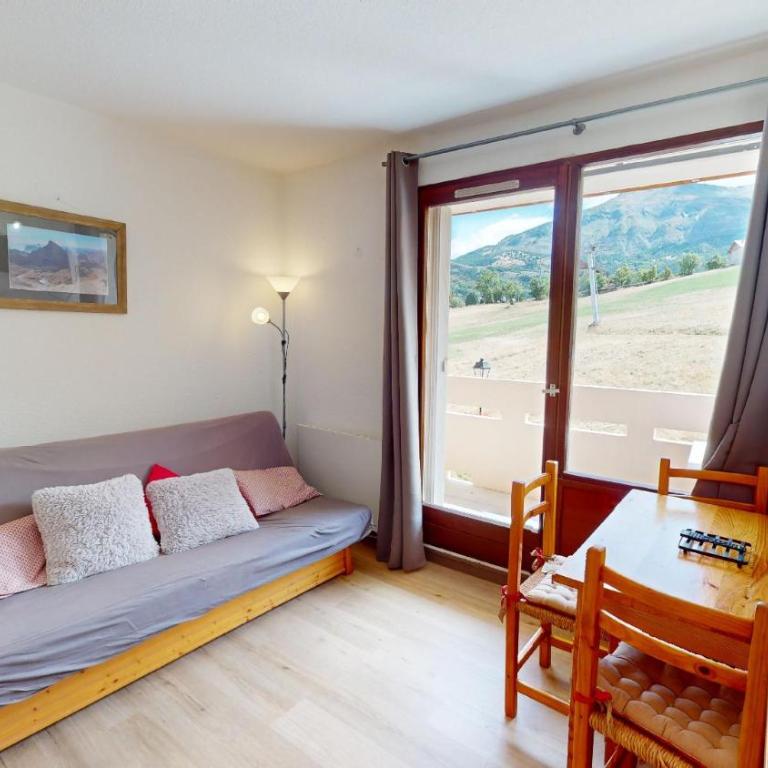 Studio 4 pers Le Sauze pied des pistes de ski - Apartment mit Balkon - 5