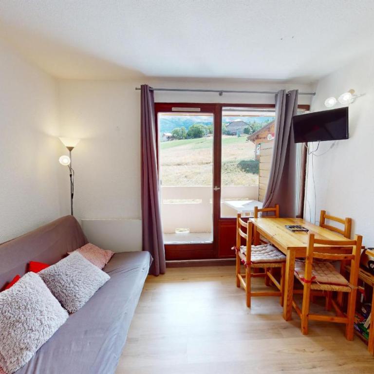 Studio 4 pers Le Sauze pied des pistes de ski - Apartment mit Balkon - 9