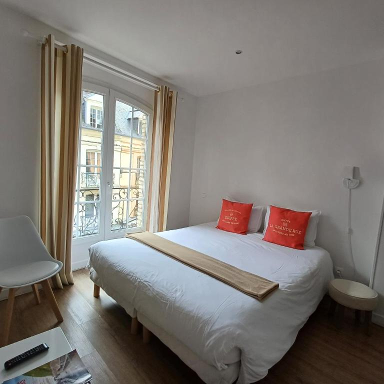 au Claire de lune - Chambre Double Confort avec Balcon - 1