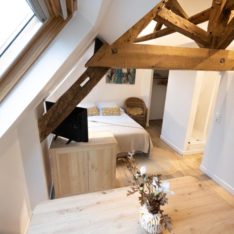 Villa République Normandie - Studio Lit Queen-Size - 1