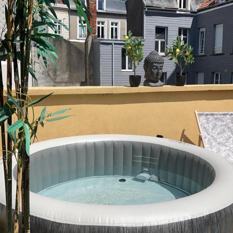 SPA central charmant duplex cosy 90m2 à 300m rue piétonne et 500 m du port - Appartement 1 Chambre - 19
