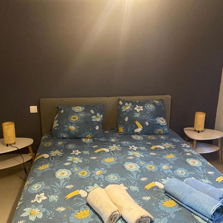 Rez de villa Grand T2 proche plage Marvivo-Sablettes - Maison 1 Chambre - 13