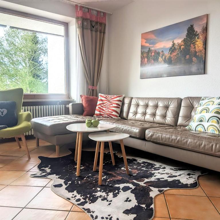 Ferienwohnung AllgäuGlück im Ferienpark Oberallgäu mit Hallenbad, Sauna, WLAN - Apartment mit 1 Schlafzimmer, Balkon und Bergblick - 45
