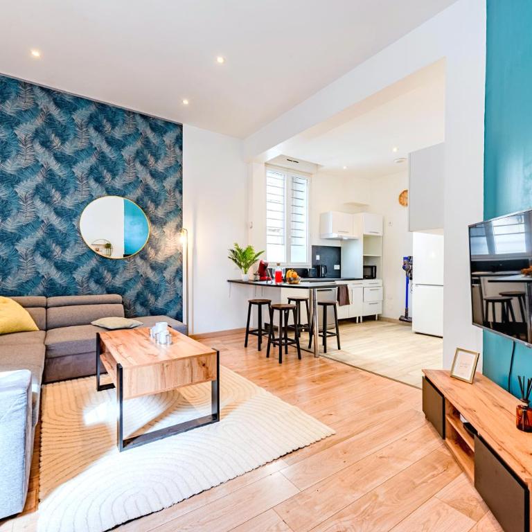 Chic Family - Neuf & Moderne - Parking Wifi Centre Ville Gare TGV - Confort idéal Famille - OFFRE SPECIALE - Appartamento con 2 Camere da Letto - 2