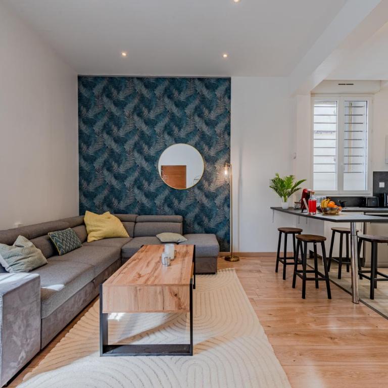 Chic Family - Neuf & Moderne - Parking Wifi Centre Ville Gare TGV - Confort idéal Famille - OFFRE SPECIALE - Appartamento con 2 Camere da Letto - 12