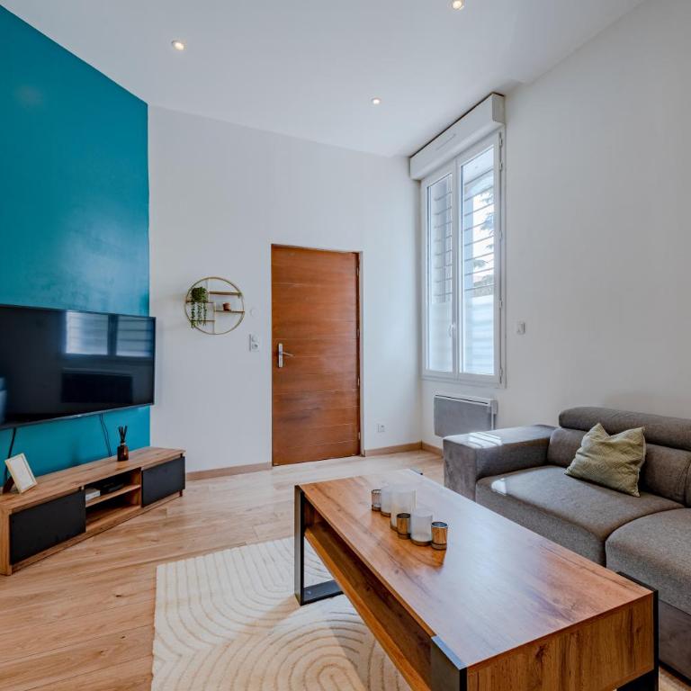 Chic Family - Neuf & Moderne - Parking Wifi Centre Ville Gare TGV - Confort idéal Famille - OFFRE SPECIALE - Appartamento con 2 Camere da Letto - 16